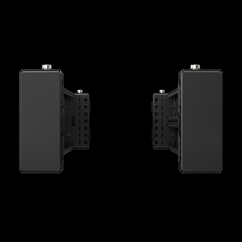 VX 8660002 Base/plinth corner pieces with base/plinth trim panels, front and rear for base/plinth system VX, carbon steel
