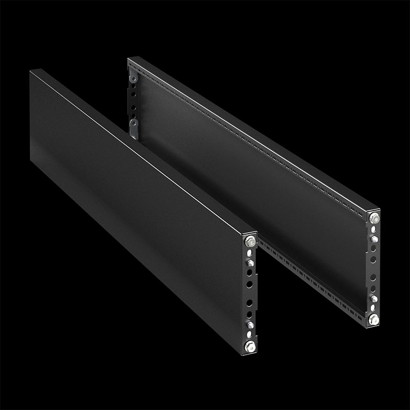 VX 8660034 Base/Plinth Trim Panels, Side for base/plinth system VX, carbon steel
